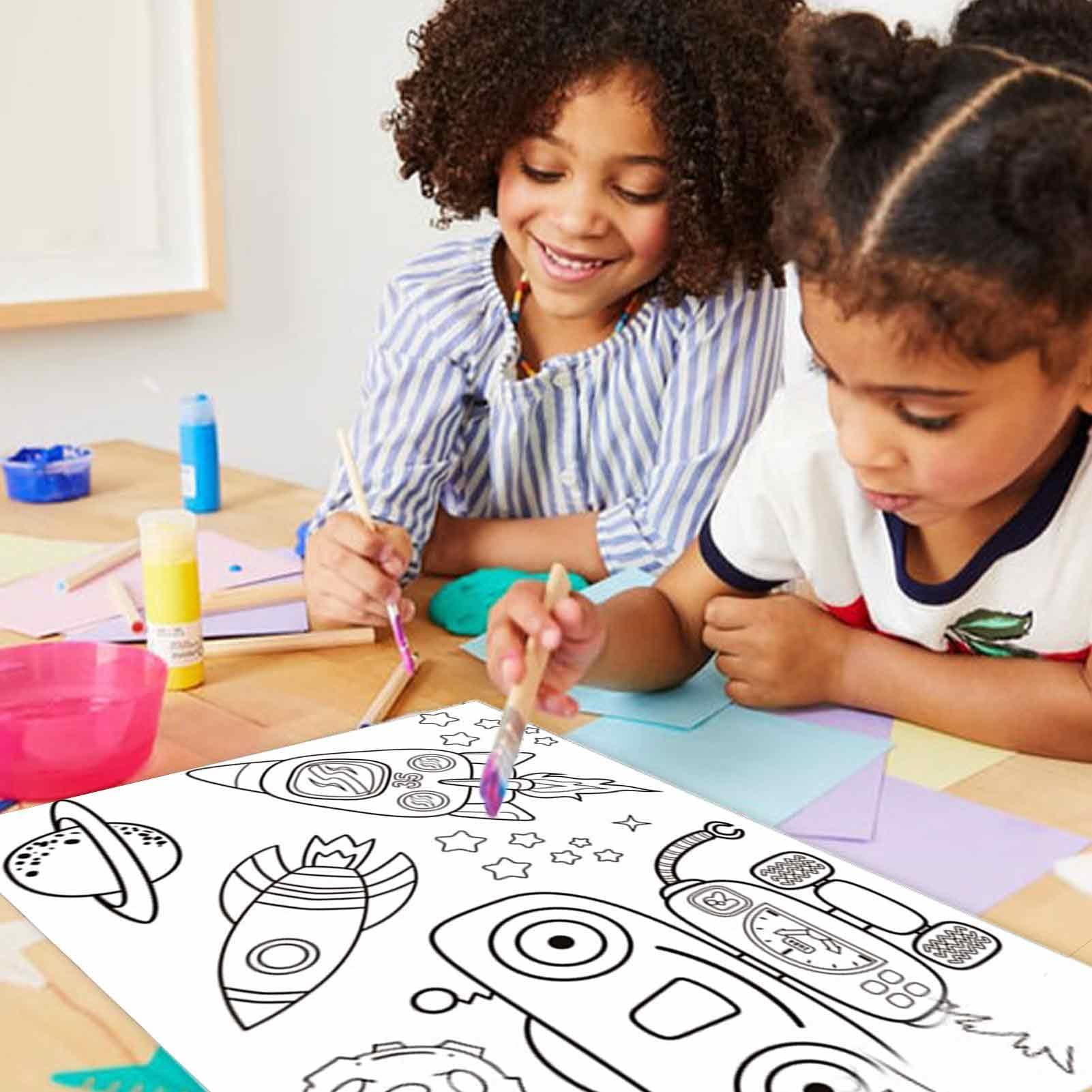 Pared Creativa™ - Rollo de Dibujo Adhesivo para Niños
