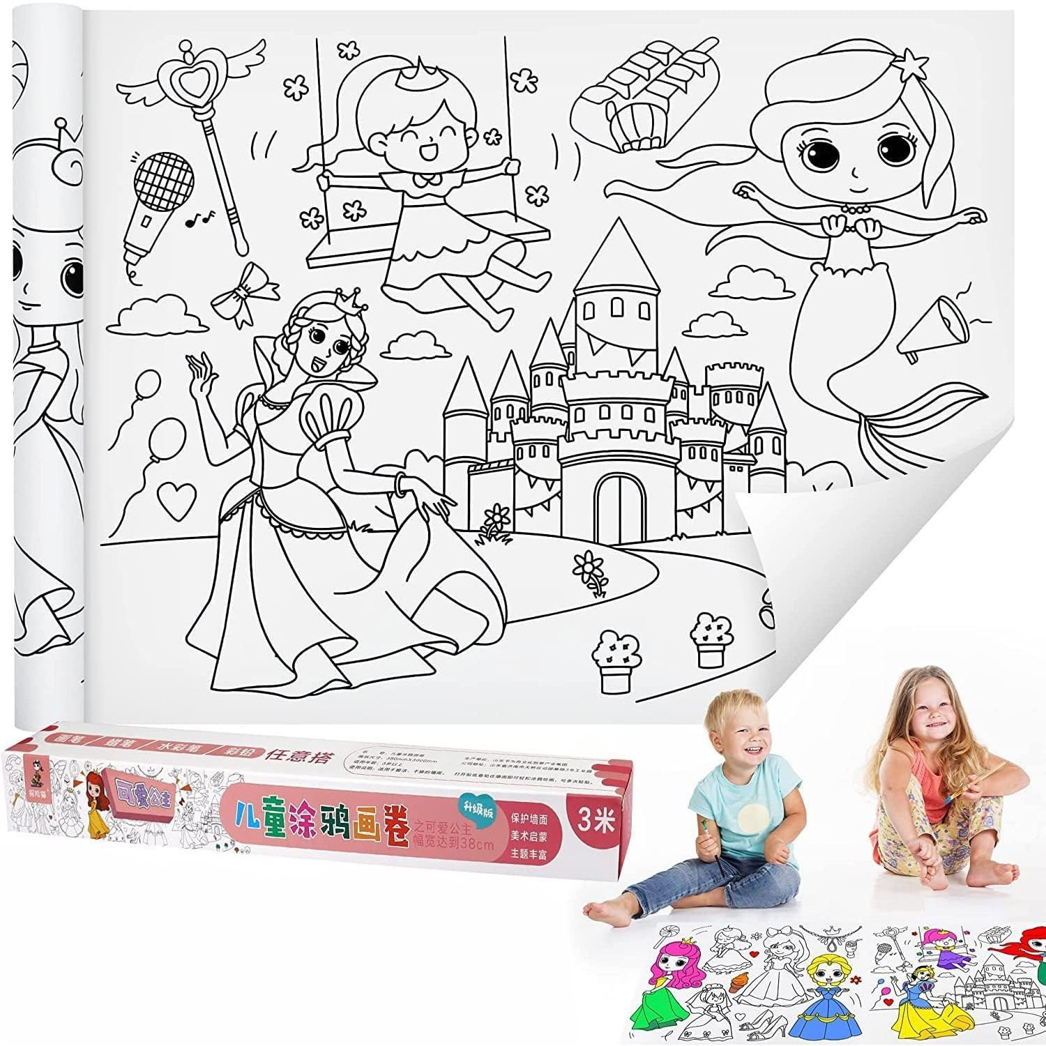 Pared Creativa™ - Rollo de Dibujo Adhesivo para Niños